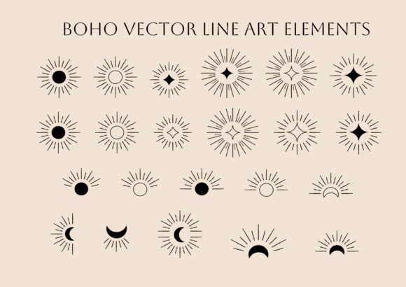 Download Boho Minimalist Logo Design Element - Element Collection