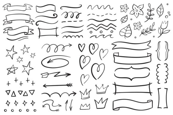 Download Vintage Decorative Doodles - Decor Collection